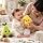 Mango & Pear Plush Toy Set of 2, Cute Fruit Stuffed Soft Toys, 20 cm, Kawaii Cuddly Toys for Kids, Girls & Boys