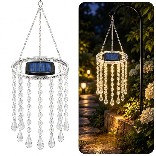 Solar Light Outdoor Home Garden Hanging Night Decorative LED Lamp