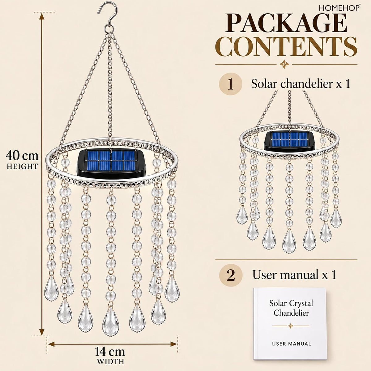 Solar Light Outdoor Home Garden Hanging Night Decorative LED Lamp