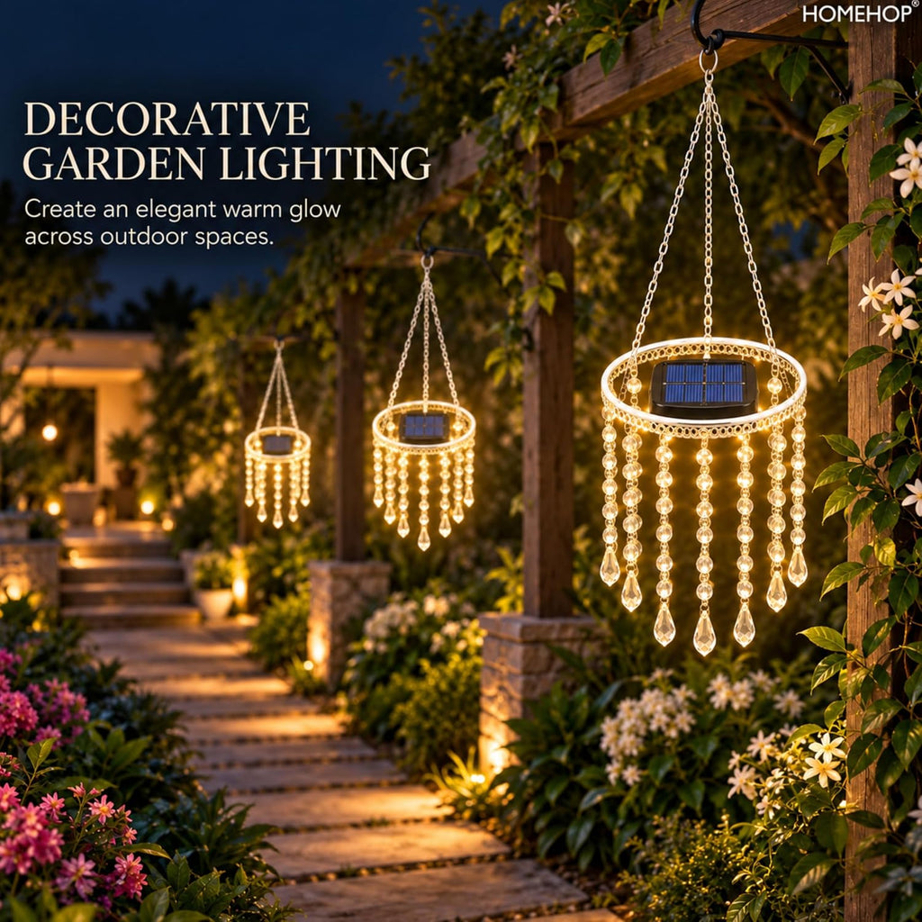 Solar Light Outdoor Home Garden Hanging Night Decorative LED Lamp
