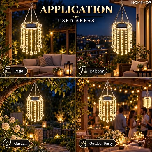 Solar Light Outdoor Home Garden Hanging Night Decorative LED Lamp